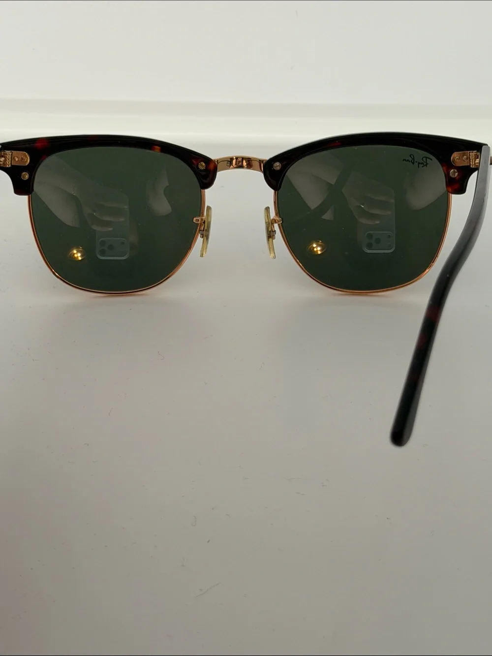 Ray-Ban Clubmaster Classic RB3016 W0365 Black/Gold Sunglasses 51mm